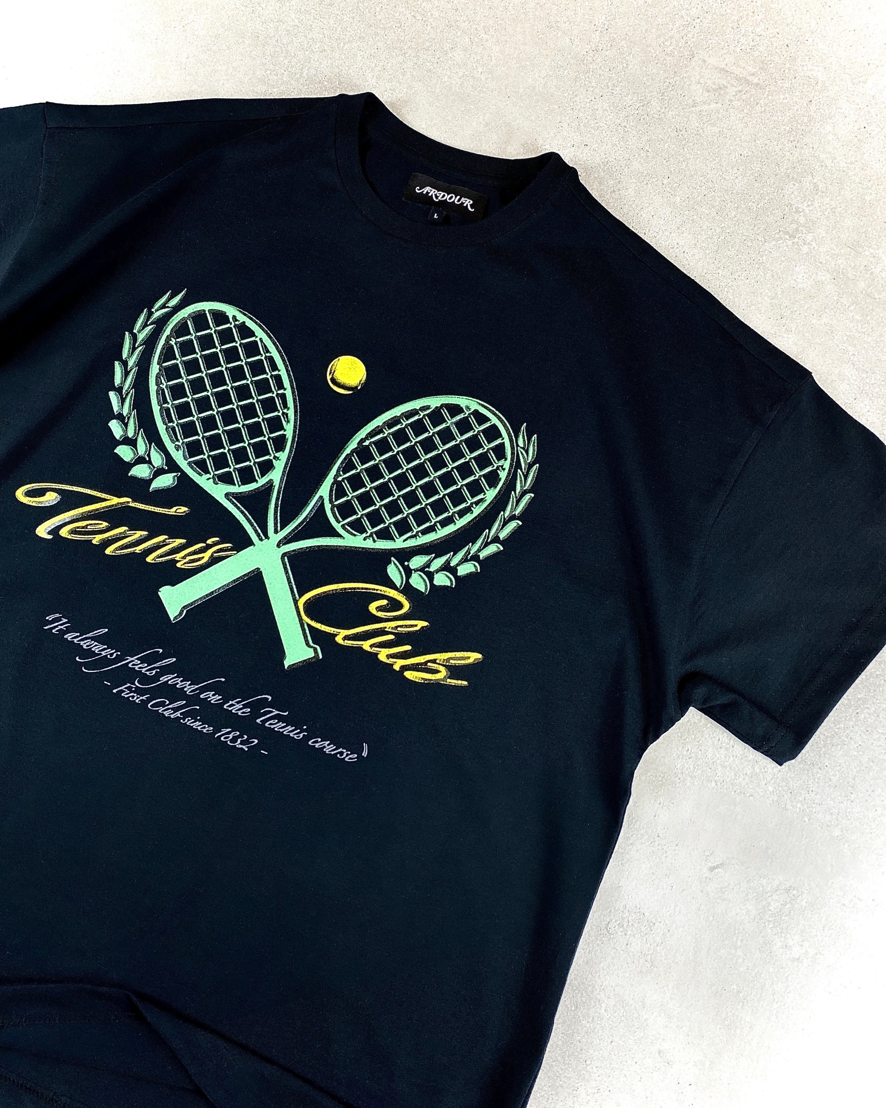 TENNIS CLUB TEE Black